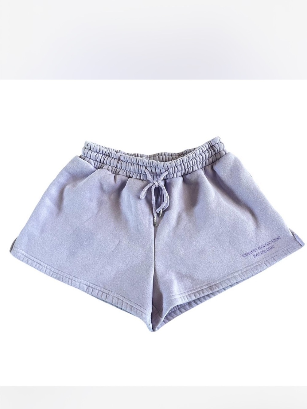Women's Lavender Athletic Drawstring Shorts